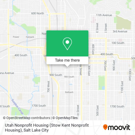 Mapa de Utah Nonprofit Housing (Stow Kent Nonprofit Housing)