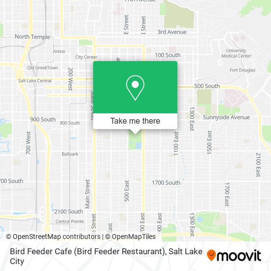 Mapa de Bird Feeder Cafe (Bird Feeder Restaurant)