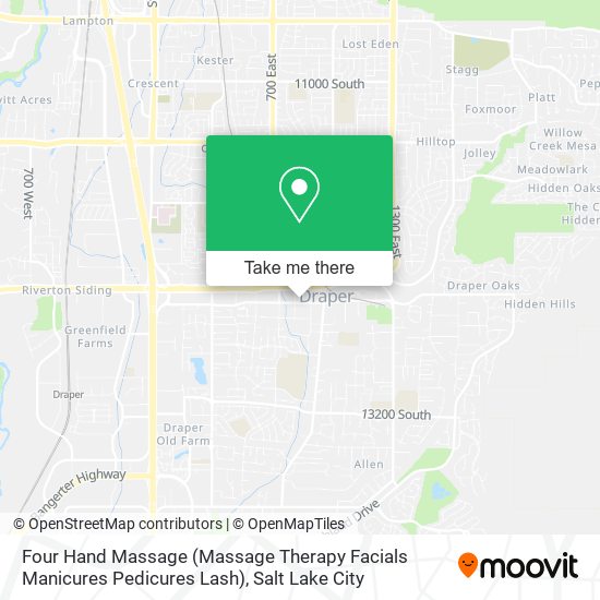 Four Hand Massage (Massage Therapy Facials Manicures Pedicures Lash) map