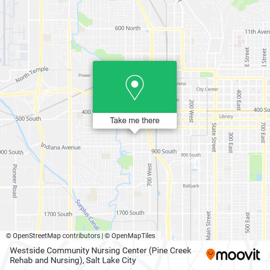 Mapa de Westside Community Nursing Center (Pine Creek Rehab and Nursing)