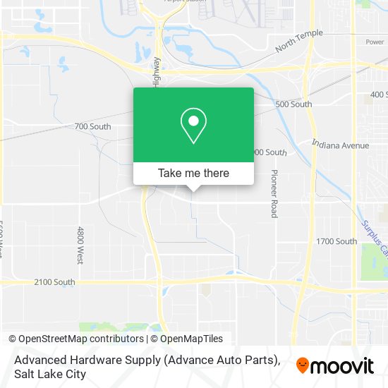 Mapa de Advanced Hardware Supply (Advance Auto Parts)