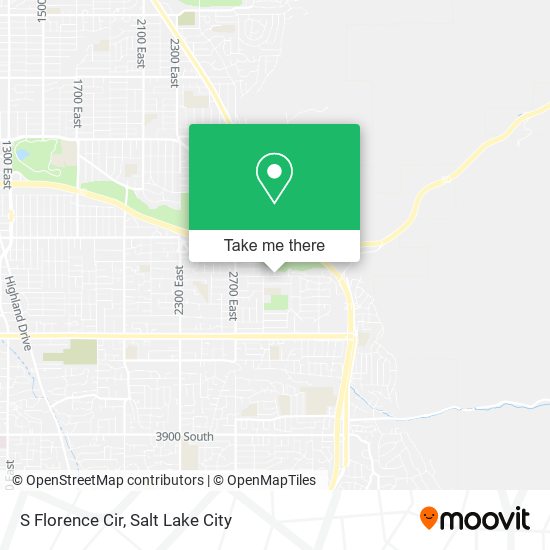 S Florence Cir map