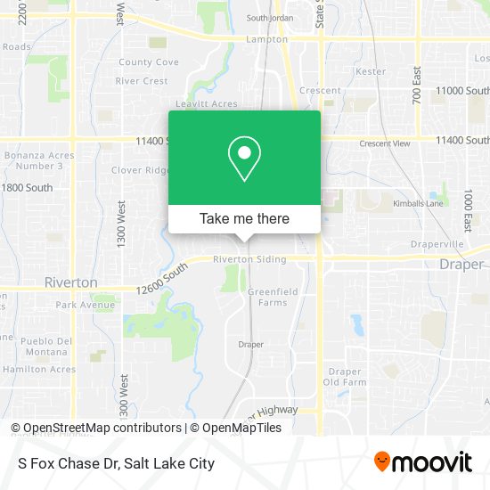 S Fox Chase Dr map