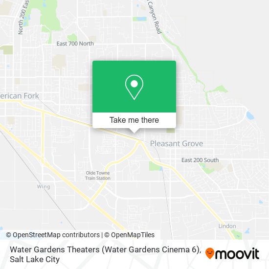 Water Gardens Theaters (Water Gardens Cinema 6) map