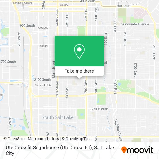 Ute Crossfit Sugarhouse (Ute Cross Fit) map