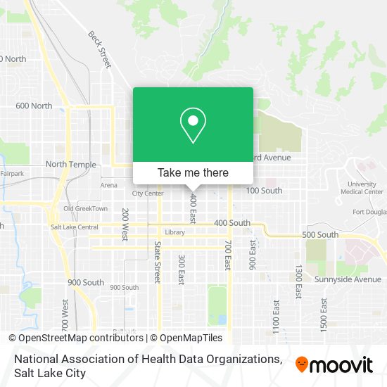 National Association of Health Data Organizations map