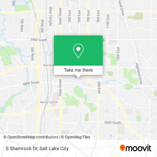 S Shamrock Dr map