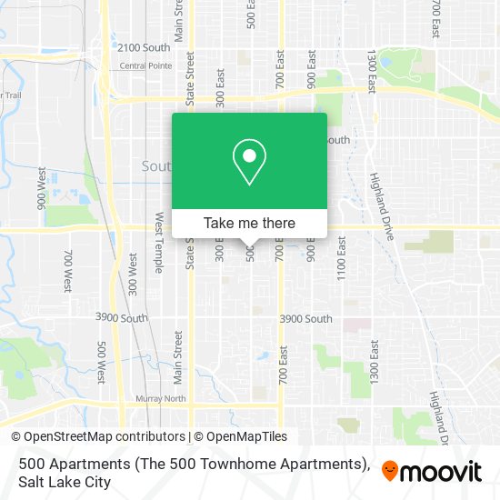 Mapa de 500 Apartments (The 500 Townhome Apartments)