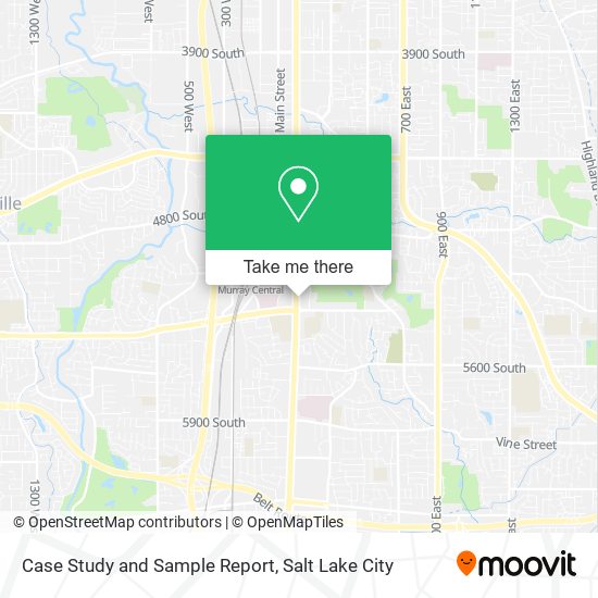 Case Study and Sample Report map