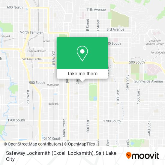 Mapa de Safeway Locksmith (Excell Locksmith)