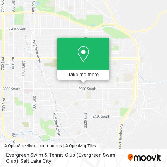 Evergreen Swim & Tennis Club map