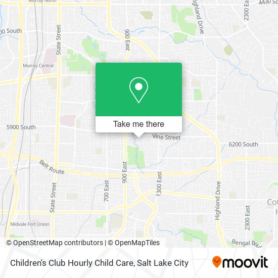 Children's Club Hourly Child Care map