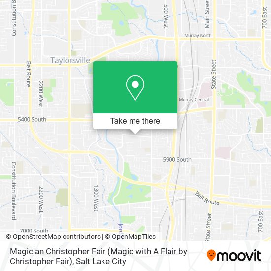 Magician Christopher Fair (Magic with A Flair by Christopher Fair) map