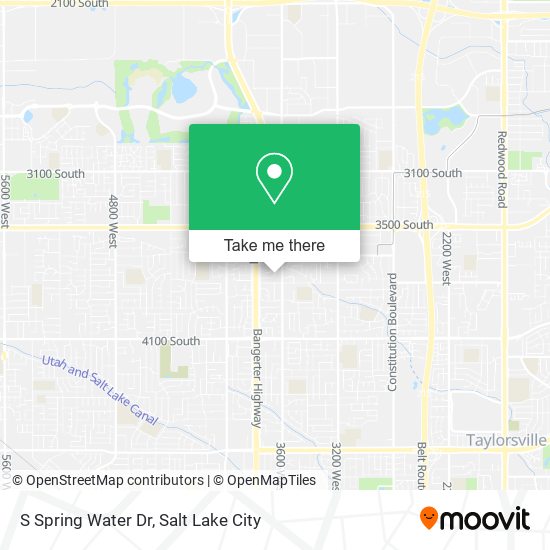 S Spring Water Dr map