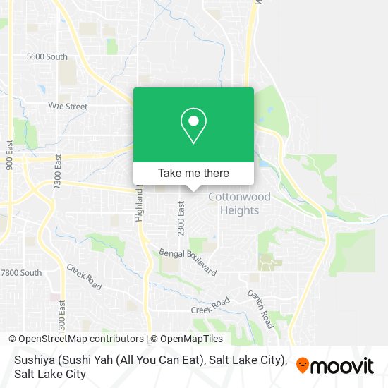 Mapa de Sushiya (Sushi Yah (All You Can Eat), Salt Lake City)