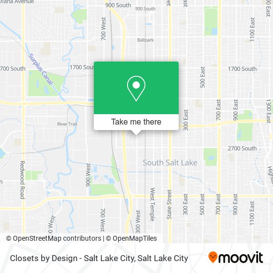 Mapa de Closets by Design - Salt Lake City