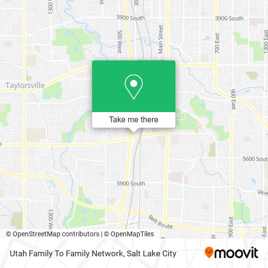 Utah Family To Family Network map