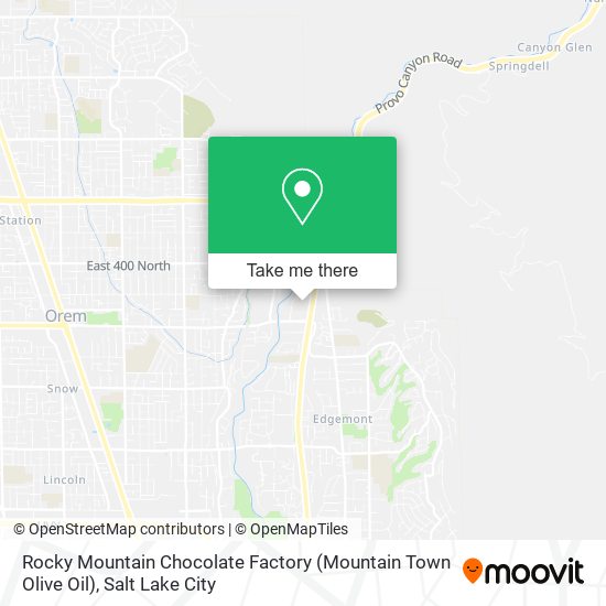 Mapa de Rocky Mountain Chocolate Factory (Mountain Town Olive Oil)