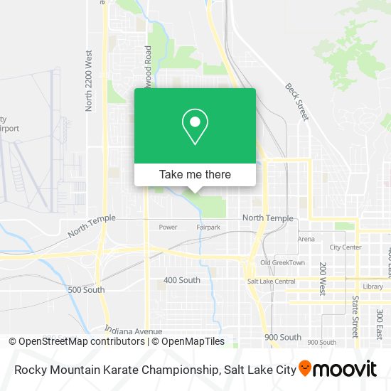 Mapa de Rocky Mountain Karate Championship