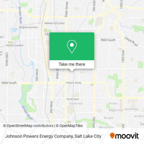 Johnson Powers Energy Company map