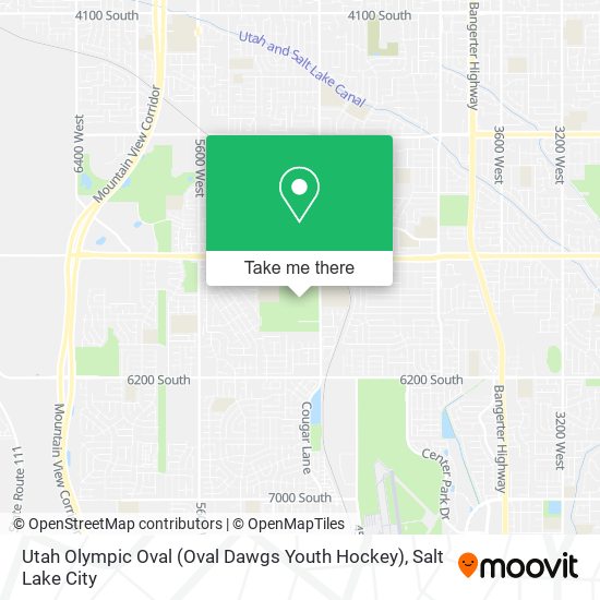 Utah Olympic Oval (Oval Dawgs Youth Hockey) map