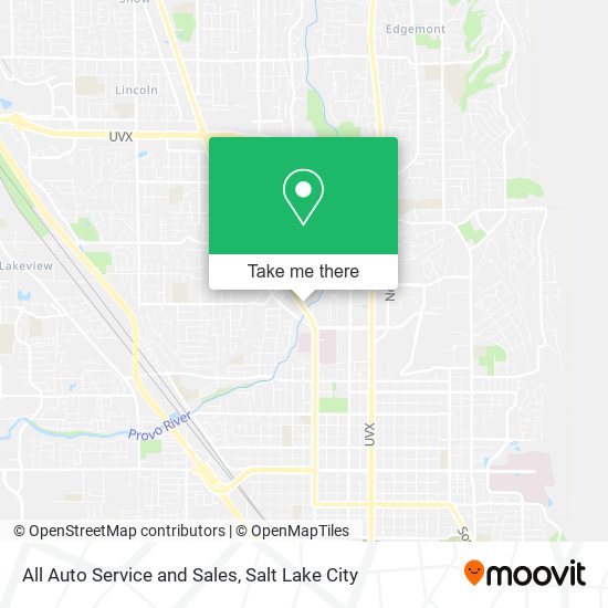 All Auto Service and Sales map