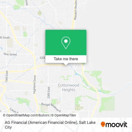 Mapa de AG Financial (American Financial Online)