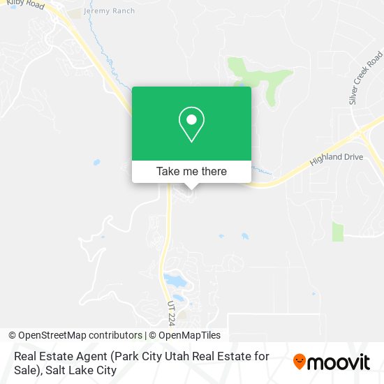 Real Estate Agent (Park City Utah Real Estate for Sale) map