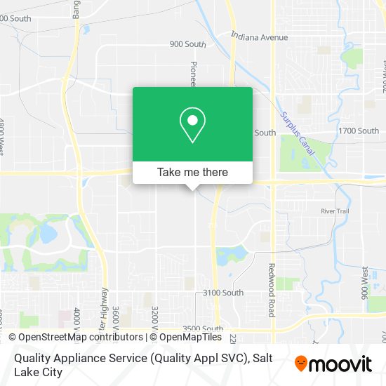 Mapa de Quality Appliance Service (Quality Appl SVC)