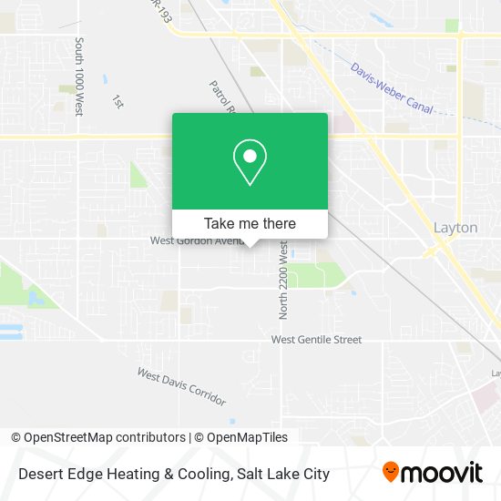 Desert Edge Heating & Cooling map