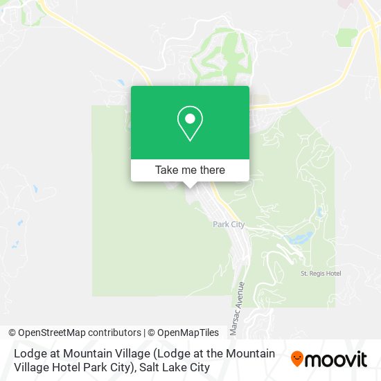 Mapa de Lodge at Mountain Village (Lodge at the Mountain Village Hotel Park City)