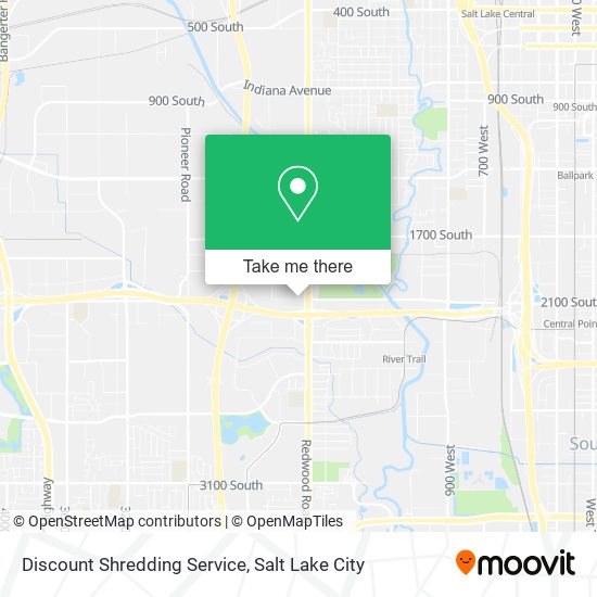 Mapa de Discount Shredding Service