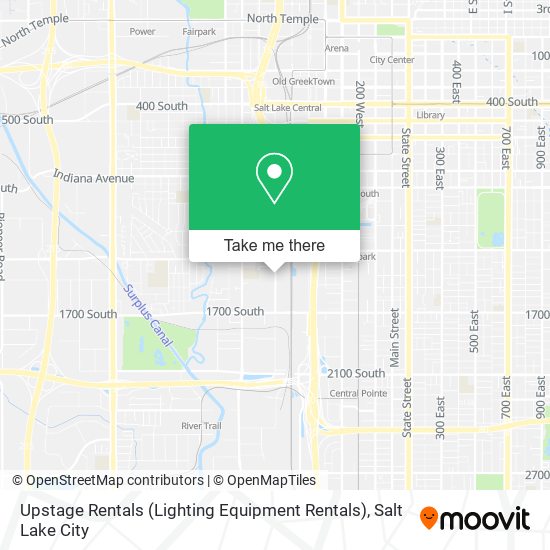 Mapa de Upstage Rentals (Lighting Equipment Rentals)