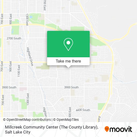Millcreek Community Center (The County Library) map