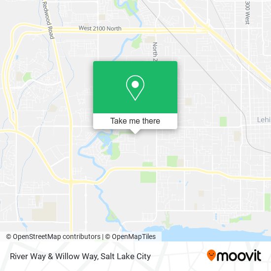 River Way & Willow Way map