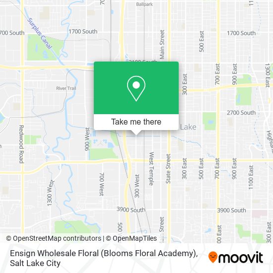 Mapa de Ensign Wholesale Floral (Blooms Floral Academy)