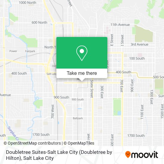 Doubletree Suites-Salt Lake City (Doubletree by Hilton) map