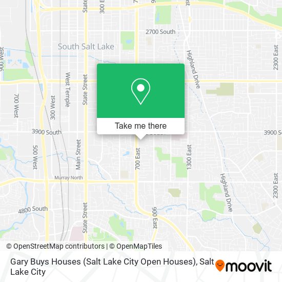 Mapa de Gary Buys Houses (Salt Lake City Open Houses)