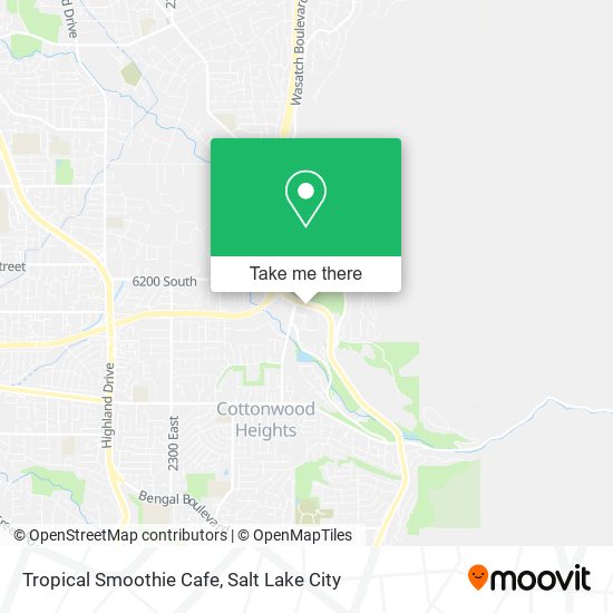 Mapa de Tropical Smoothie Cafe