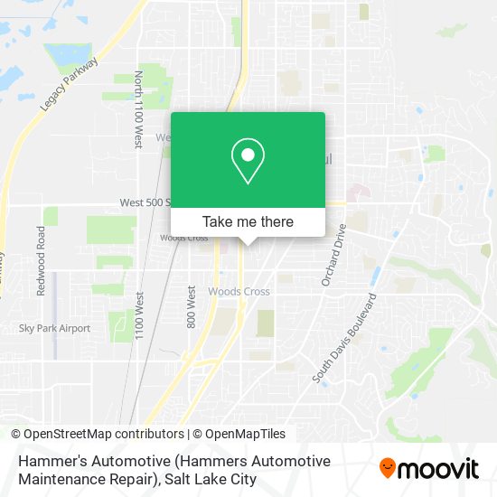 Hammer's Automotive (Hammers Automotive Maintenance Repair) map