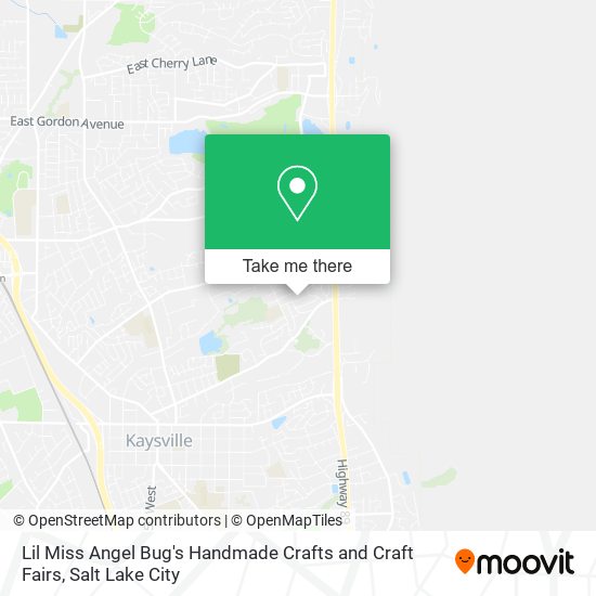 Lil Miss Angel Bug's Handmade Crafts and Craft Fairs map