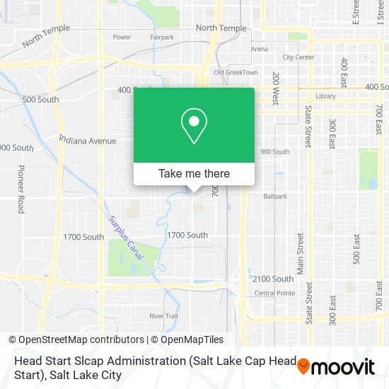 Head Start Slcap Administration (Salt Lake Cap Head Start) map