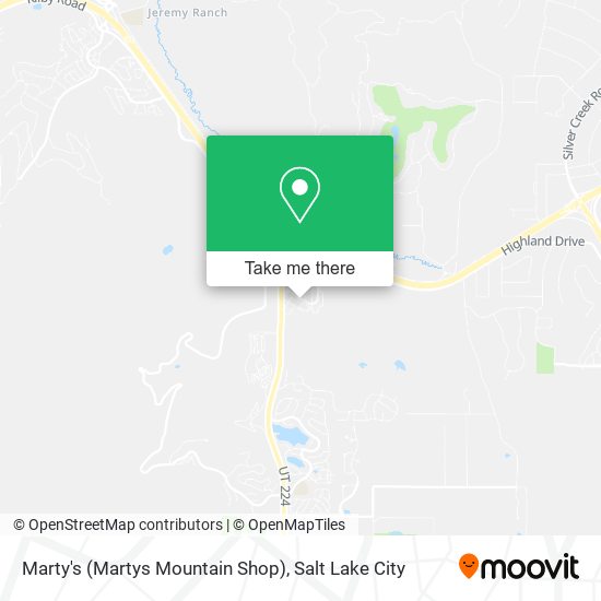 Marty's (Martys Mountain Shop) map