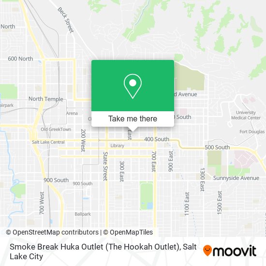 Smoke Break Huka Outlet (The Hookah Outlet) map