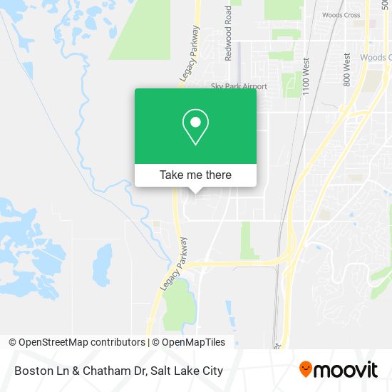 Boston Ln & Chatham Dr map