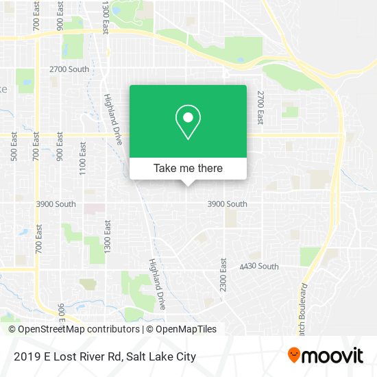 2019 E Lost River Rd map