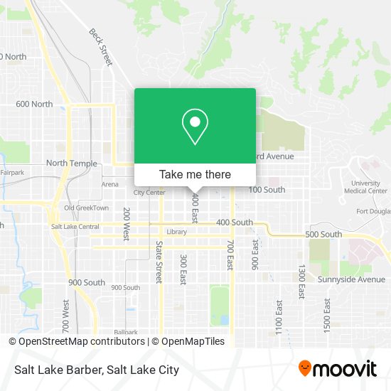Salt Lake Barber map