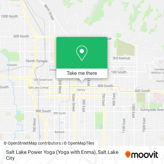 Salt Lake Power Yoga (Yoga with Enma) map