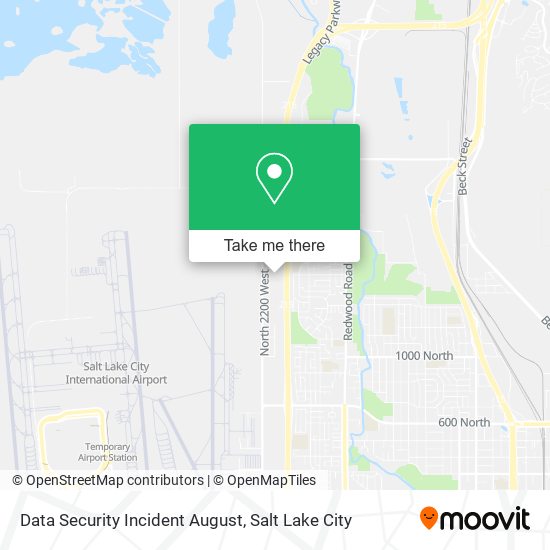 Data Security Incident August map