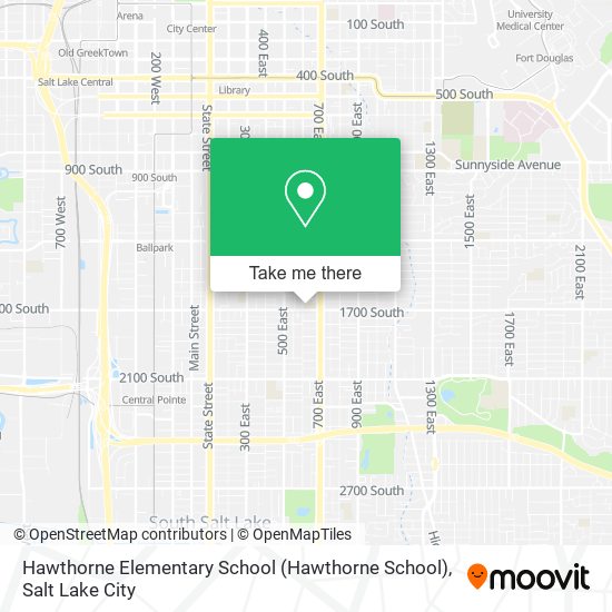 Mapa de Hawthorne Elementary School (Hawthorne School)